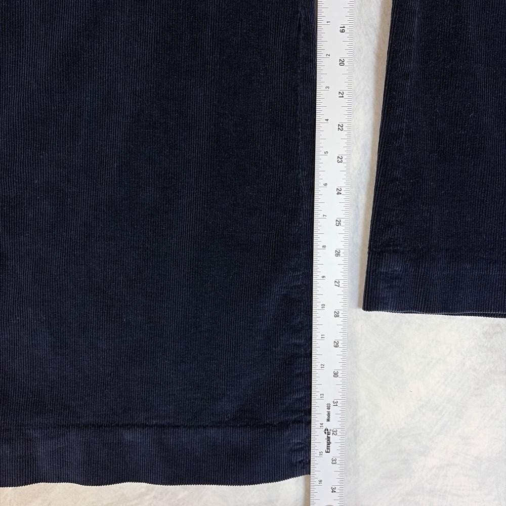 Cartonnier Corduroy Wide Leg Pants Womens 8 Navy Blue High Rise Trouser - Picture 7 of 10